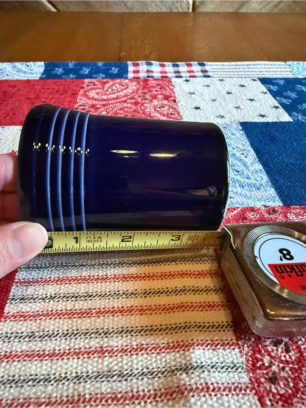 Fiestaware Bathroom Tumbler - Cobalt Blue
